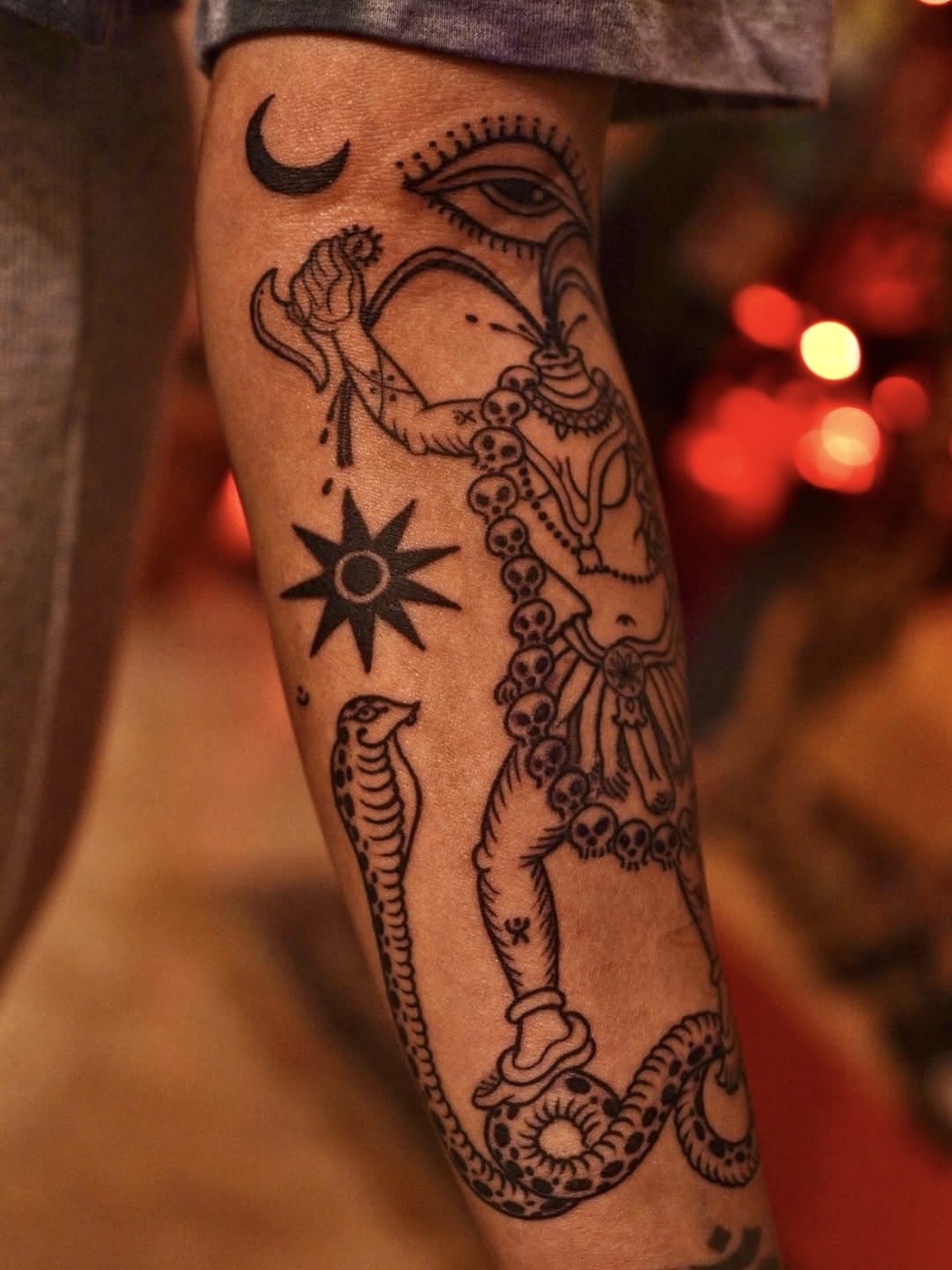 Pattachitra tattoo by Mourya — piece 3