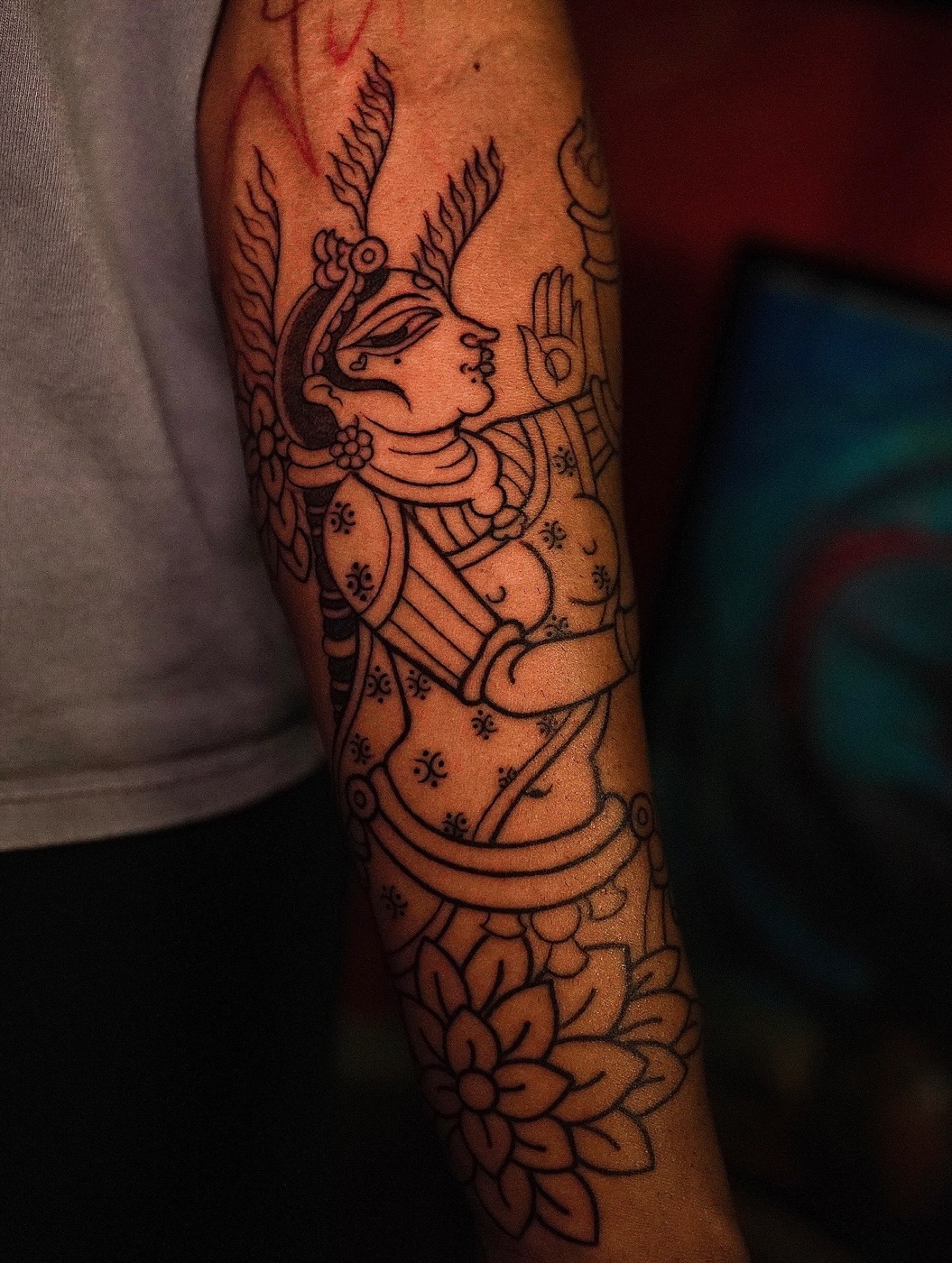 Pattachitra tattoo by Mourya — piece 4