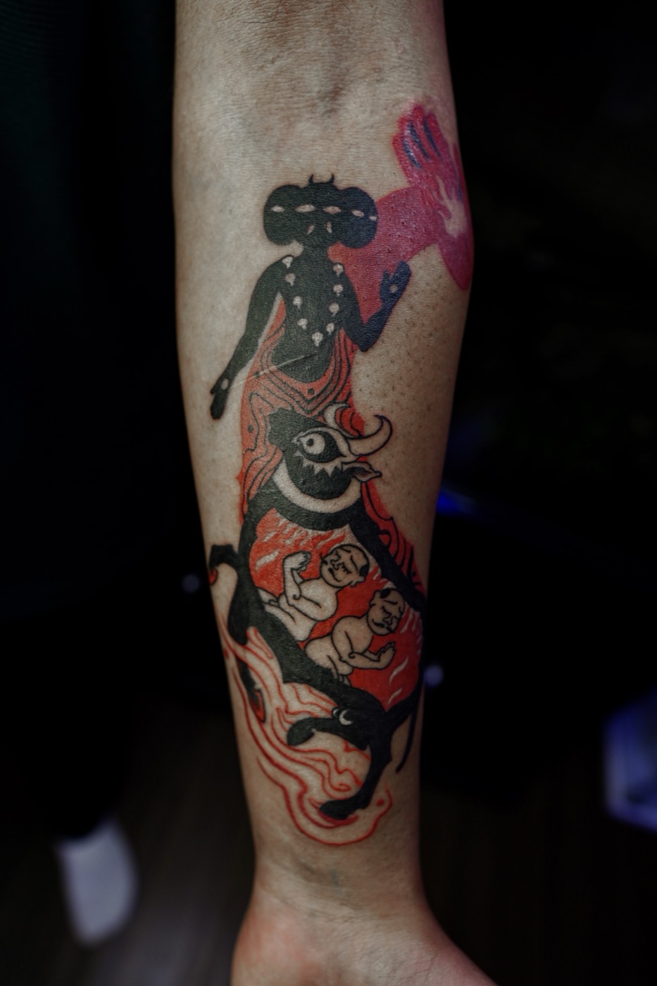Pattachitra tattoo by Mourya — piece 7