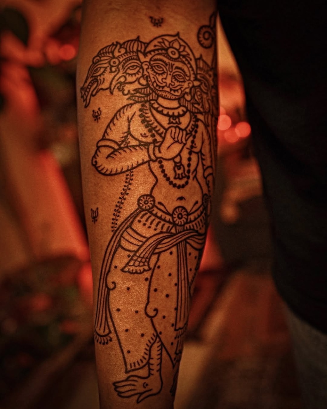 Pattachitra tattoo by Mourya — piece 12
