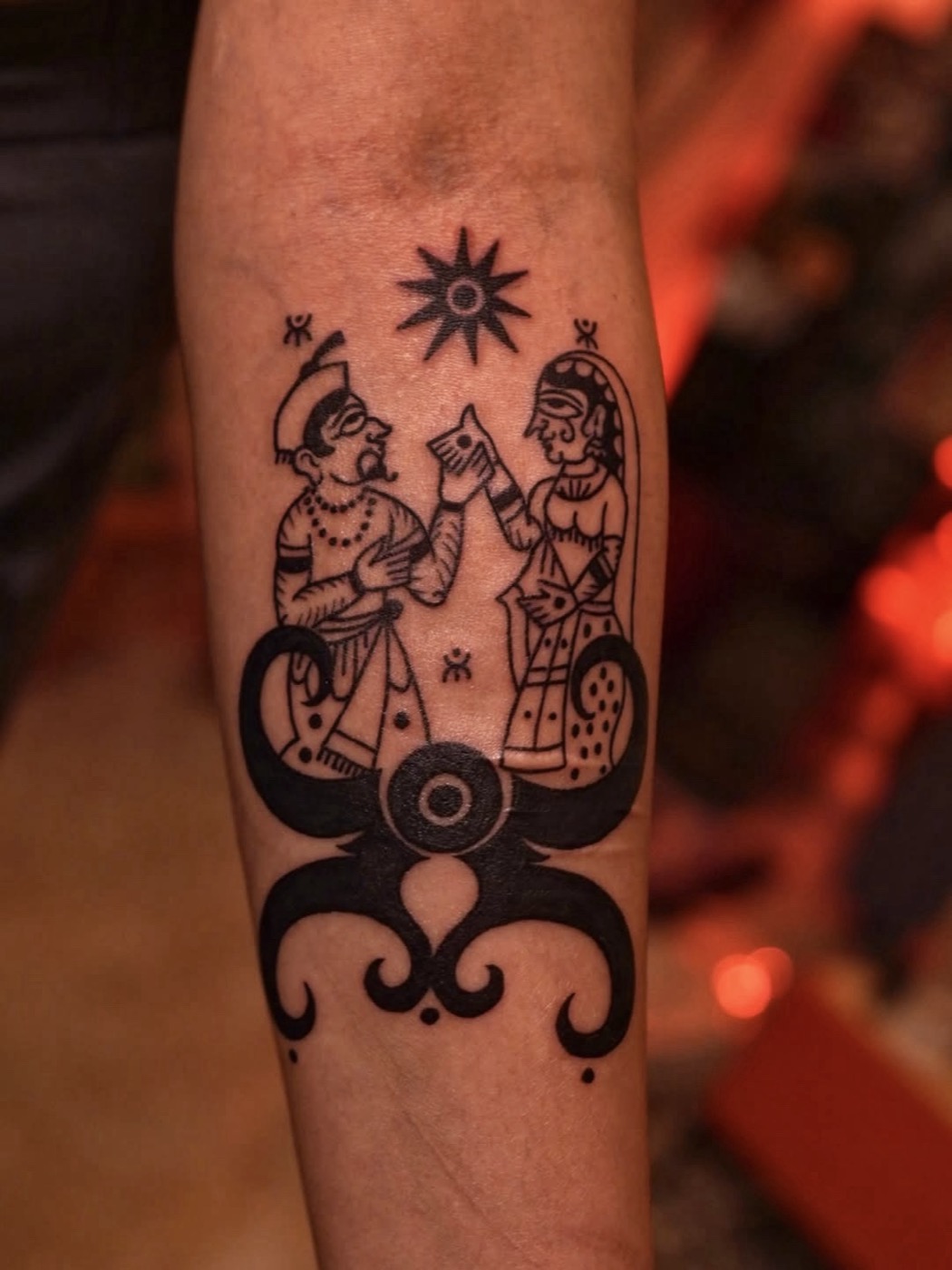 Pattachitra tattoo by Mourya — piece 13