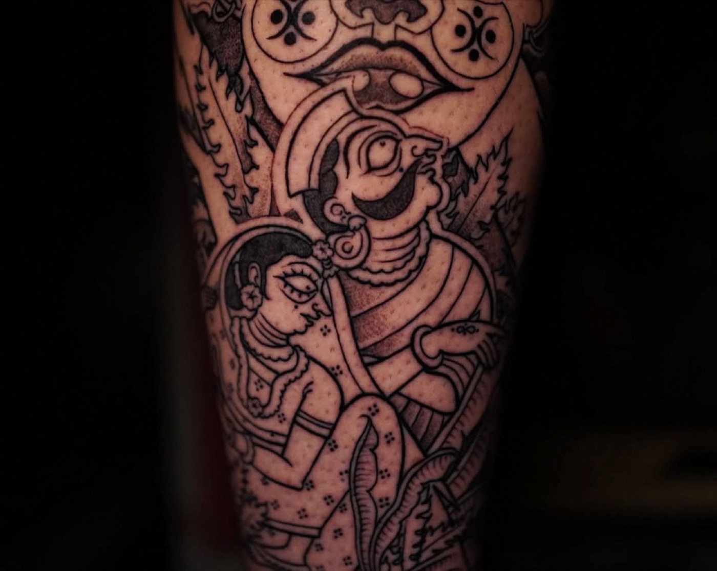 Pattachitra tattoo by Mourya — piece 15