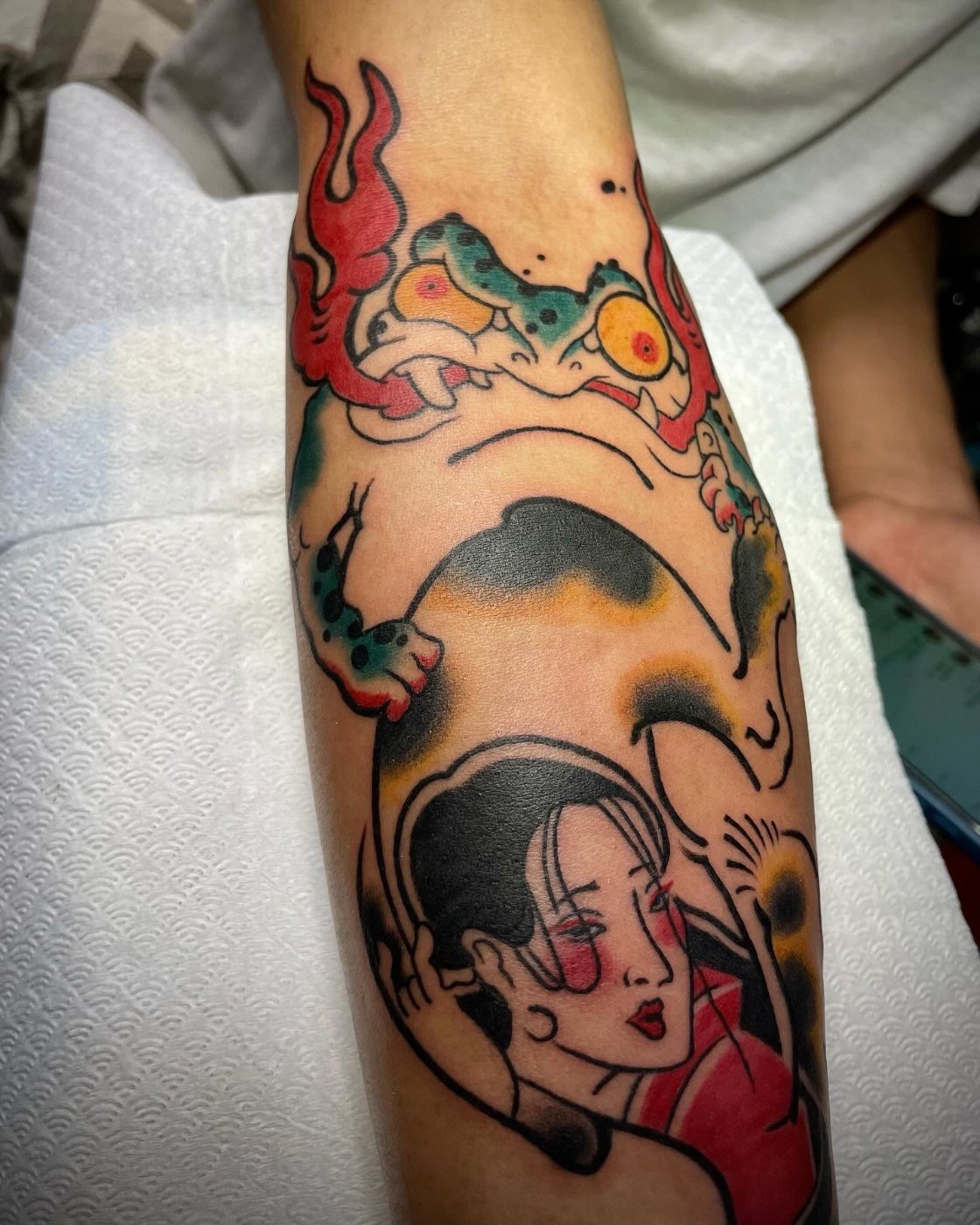 Pattachitra tattoo by Mourya — piece 31