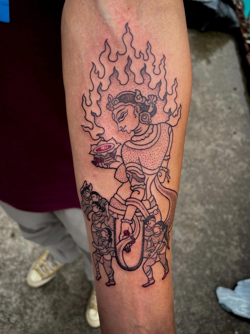 Pattachitra tattoo by Mourya — piece 32